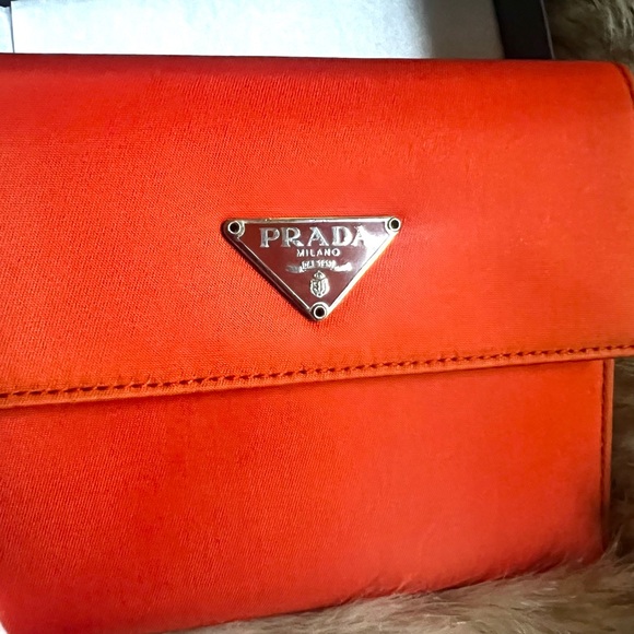 🎃 PRADA nylon tessuto trifold wallet - Picture 12 of 14